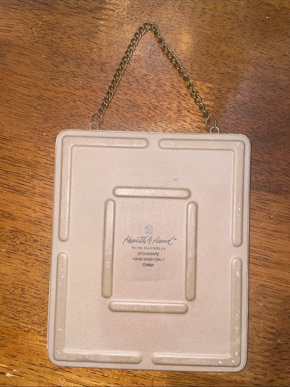 Hearth & Hand™ with Magnolia “Wash Your Hands” Stoneware Wall Hanging